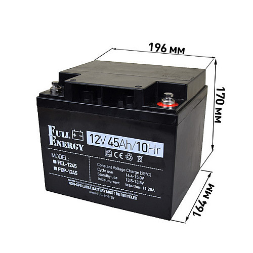 Аккумулятор Full Energy FEP-1245 12V 45AH