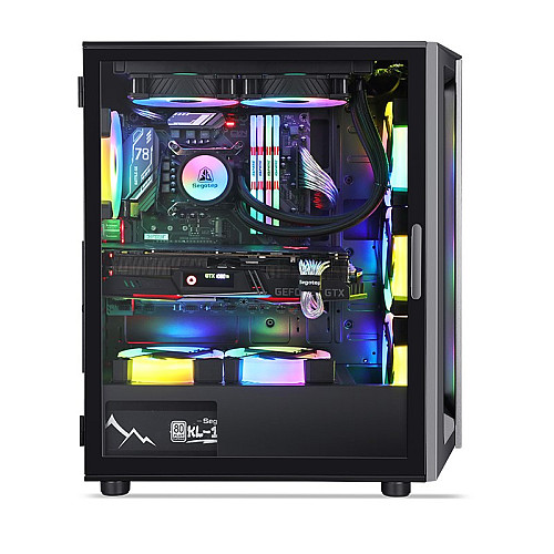 Корпус Segotep GANK 5 Black без БП, 2хUSB2.0, 1хUSB3.0 (SG-GK5) (6959371302609)