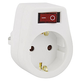 Фільтр живлення Emos (P00262) 1 розетка Білий