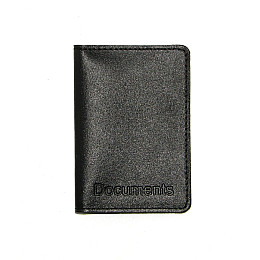 Обложка для документов DNK Leather (ID паспорт) Черный (DNK mini doc R col.J)