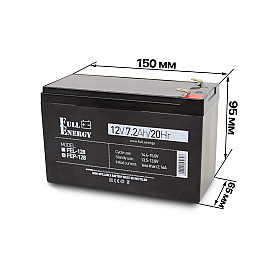 Акумулятор Full Energy FEP-128 12V 7.2AH
