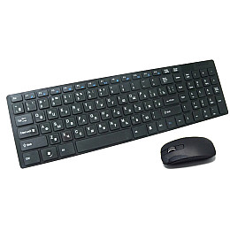 Бездротова клавіатура та миша keyboard K06 Чорний