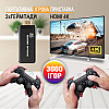 Телевізійна ігрова приставка Gen Game Mini Stick 4k HDMI з двома бездротовими геймпадами 2.4G з вбудованими іграми Dendy Sega Аркадні ігри Game Boy Nintendo Atari PlayStation 1