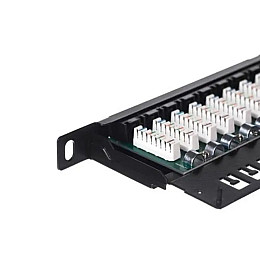 Патч-панель Hypernet 24 порта UTP 0.5U кат. 5е 19" PP-UTP24-WMR-05U