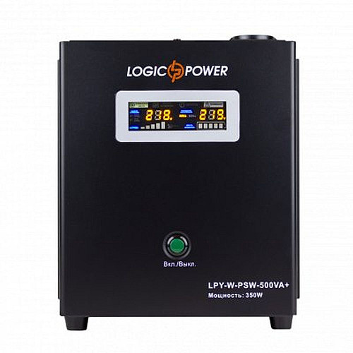 Источник бесперебойного питания Logicpower LPY-W-PSW-500 ВА / 350 Вт линейно-интерактивный с правильной синусоидой