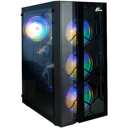 Корпус Frime Nucleus Black USB 3.0 без БП (Nucleus-U3-GLS-4DTRMLT16.6WP)