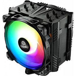Кулер процесорний Enermax ETS-T50 AXE ARGB (ETS-T50A-BK-ARGB), Intel: 2066/2011-3/2011/1200/1150/1151/1155/1156/1366/775, AMD: FM1/FM2/FM2+/AM2/AM2+/AM3/AM3+/AM4, 160x138.7x112.5мм, чорний, 3 pin, 4-pin
