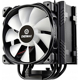 Кулер процесорний Enermax ETS-T50 AXE ARGB (ETS-T50A-BK-ARGB), Intel: 2066/2011-3/2011/1200/1150/1151/1155/1156/1366/775, AMD: FM1/FM2/FM2+/AM2/AM2+/AM3/AM3+/AM4, 160x138.7x112.5мм, чорний, 3 pin, 4-pin