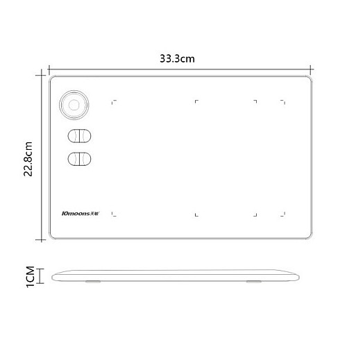 Графічний планшет 10moons G20