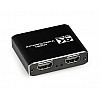 Адаптер Cablexpert HDMI USB+3.5 мм F/F Чорний (UHG-4K2-01)