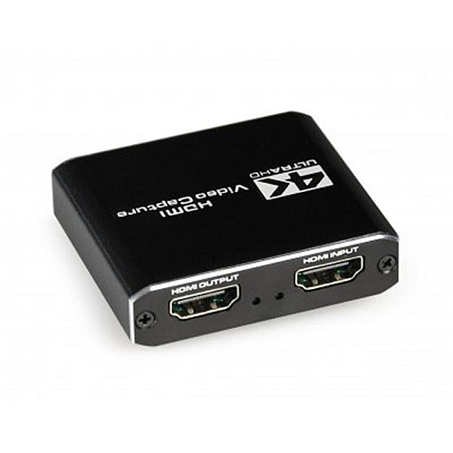Адаптер Cablexpert HDMI USB+3.5 мм F/F Чорний (UHG-4K2-01)