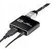 Адаптер Cablexpert HDMI USB+3.5 мм F/F Чорний (UHG-4K2-01)