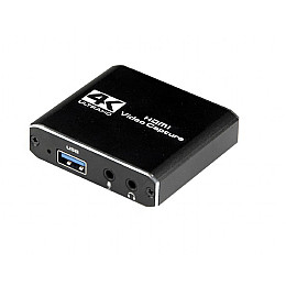 Адаптер Cablexpert HDMI USB+3.5 мм F/F Чорний (UHG-4K2-01)