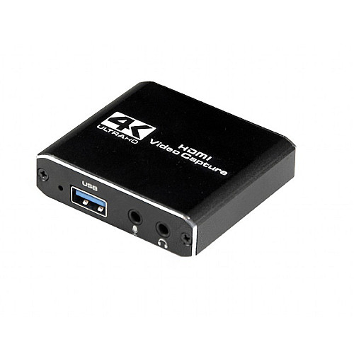 Адаптер Cablexpert HDMI USB+3.5 мм F/F Чорний (UHG-4K2-01)