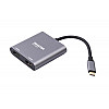 Адаптер-переходник Maxxter 2хHDMI USB Type-C V 2.0 F/M 0.1 м Grey (V-CM-2HDMI)