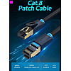Патч-корд Vention CAT 8 SFTP Ethernet 1.5 м Black IKABG
