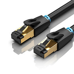 Патч-корд Vention CAT 8 SFTP Ethernet 2 м Black IKABH