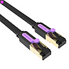 Патч-корд Vention CAT7 SSTP Ethernet 8 м Black ICABK