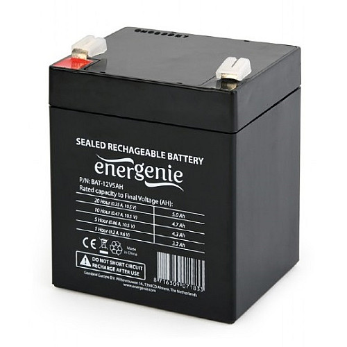 Акумуляторна батарея EnerGenie 12V 5AH (BAT-12V5AH)