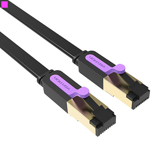 Патч-корд Vention CAT7 SSTP Ethernet 2 м Black ICABH