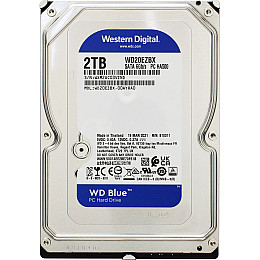 Накопичувач HDD WD Blue SATA 2.0TB WD Blue 7200rpm 256MB (WD20EZBX)