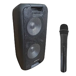 Акустична система Goldteller GT-6067 чемодан з караоке 1800 mAh 120W Black (3_00449)