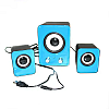 Компьютерные колонки RIAS FT-202 2.1 9W Blue (3_00454)