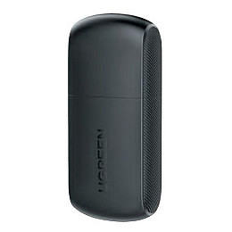 Двохдіапазонний бездротовий Wi-Fi USB адаптер Ugreen AC650 2,4 ГГц/5 ГГц CM448 20204 Чорний