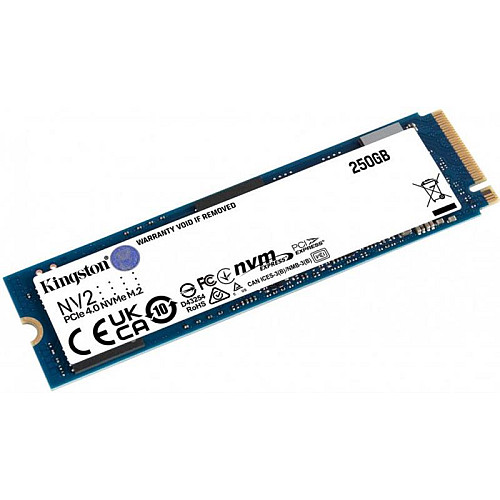 Накопитель SSD 250GB M.2 NVMe Kingston NV2 M.2 2280 PCIe Gen4.0 x4 (SNV2S/250G)