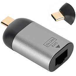 Внешняя сетевая карта Addap UC2RJ45-01 Type-C to RJ45 Ethernet 1 Гбит/с
