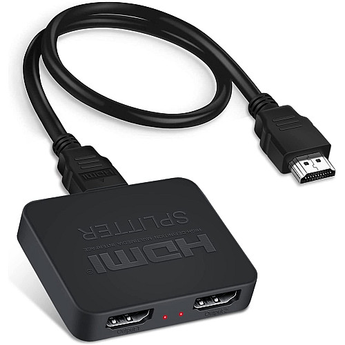 Двухпортовый активный видеоразветвитель Addap HVS-07 4К HDMI сплиттер на 2 выхода