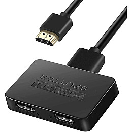 Двохпортовий активний відеорозгалужувач Addap HVS-07 4К HDMI спліттер на 2 виходи
