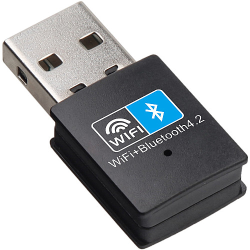 Внешній мережевий адаптер 2в1: WiFi+Bluetooth, з USB підключенням Addap UWA-03 | 2,4 ГГц, 150 Мбіт/с
