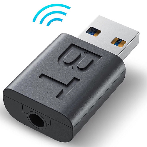 Бездротовий звуковий адаптер Addap UBA-02 Bluetooth 5.0 аудіо приймач + передавач 2 в 1