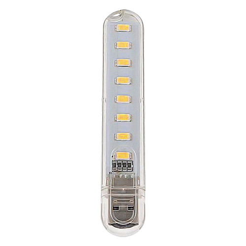 Лампа світлодіодна USB Lesko H1926-8 LED для повербанка