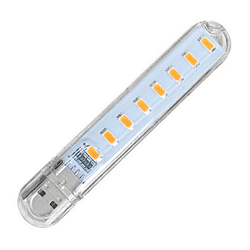 Лампа світлодіодна USB Lesko H1926-8 LED для повербанка