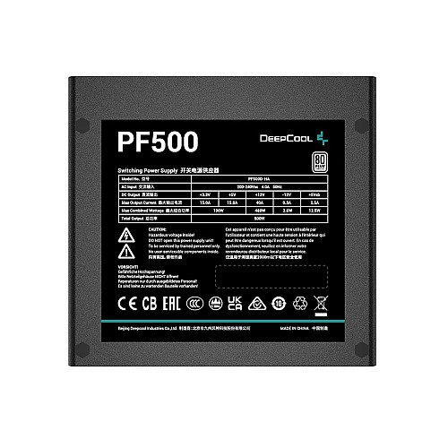 Блок питания Deepcool PF500 (R-PF500D-HA0B-EU) 500W