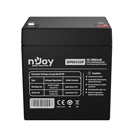 Аккумуляторная батарея nJoy GP05122F 12V 5AH (BTVACEUOATF2FCN01B)