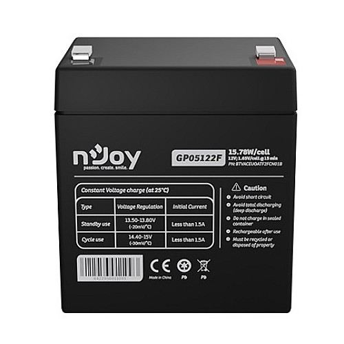 Аккумуляторная батарея nJoy GP05122F 12V 5AH (BTVACEUOATF2FCN01B)