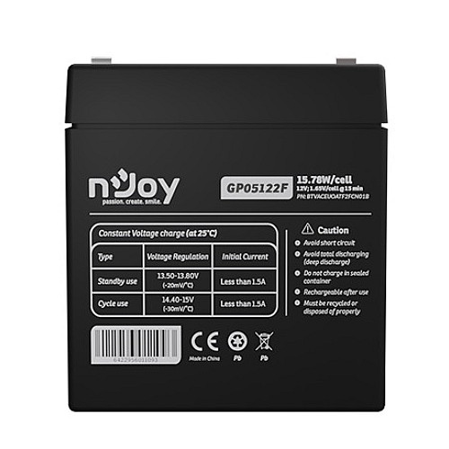 Аккумуляторная батарея nJoy GP05122F 12V 5AH (BTVACEUOATF2FCN01B)