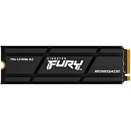 Накопитель SSD 500GB Kingston Fury Renegade with Heatsink M.2 2280 PCIe 4.0 x4 NVMe 3D TLC (SFYRSK/500G)