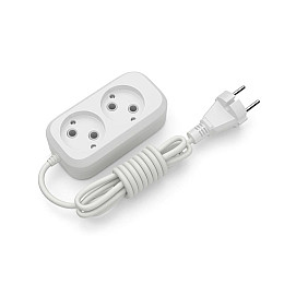Удлинювач блочний (ABS) Electrum 2 гнізда 5м C-ES-1784