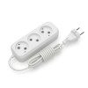 Удлинювач блочний (ABS) Electrum 3 гнізда 3м C-ES-1786