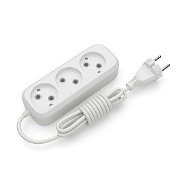 Удлинювач блочний (ABS) Electrum 3 гнізда 3м C-ES-1786