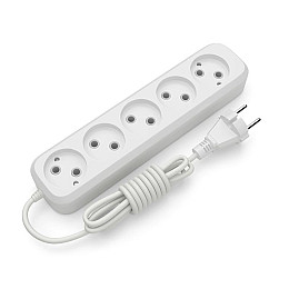 Удлинитель блочний (ABS) Electrum 5гнізд 2м C-ES-1796