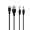 Портативна Bluetooth колонка Cigii S29 FM+AUX+MicroSD+USB 1800 mAh Чорна (2_009887)