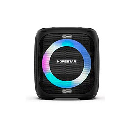 Портативная Bluetooth колонка Hopestar 100 Original Party с микрофоном FM+AUX+MicroSD+USB 10000 mAh Black