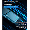 Портативный твердотельный накопитель XON Portable SSD X1 2TB USB 3.2 Gen2 Type-C Blue (XSSD2032CB)