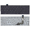 Клавіатура для ноутбука Asus VivoBook X542UR PWR чорна без рамки прямий Enter