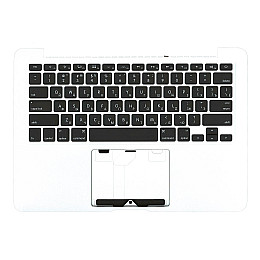 Клавіатура для ноутбука Hosowell Apple MacBook Pro A1425 Black з топ панеллю RU горизонтальний Enter